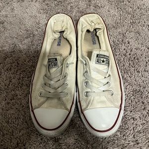 White slip on converse!
